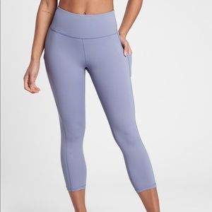 Athleta Ultimate Stash Pocket Capri lavender